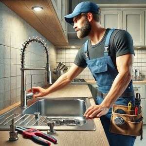 Kitchen Faucet Installation and replacement in Palm Desert, Indio, Palm Springs, La Quinta, Cathedral City, 
